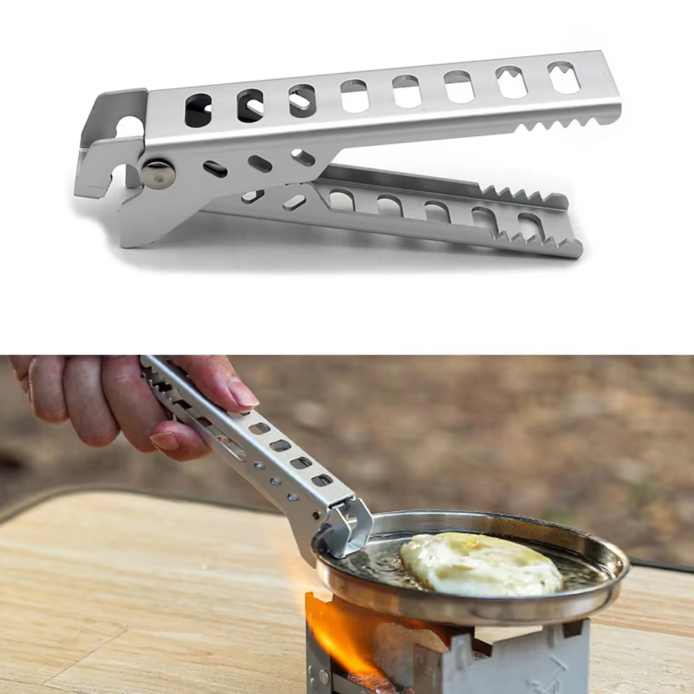 Kitchen Baking Pan Organizer - Открытый алюминиевый зажим из анти-горячего сплава,