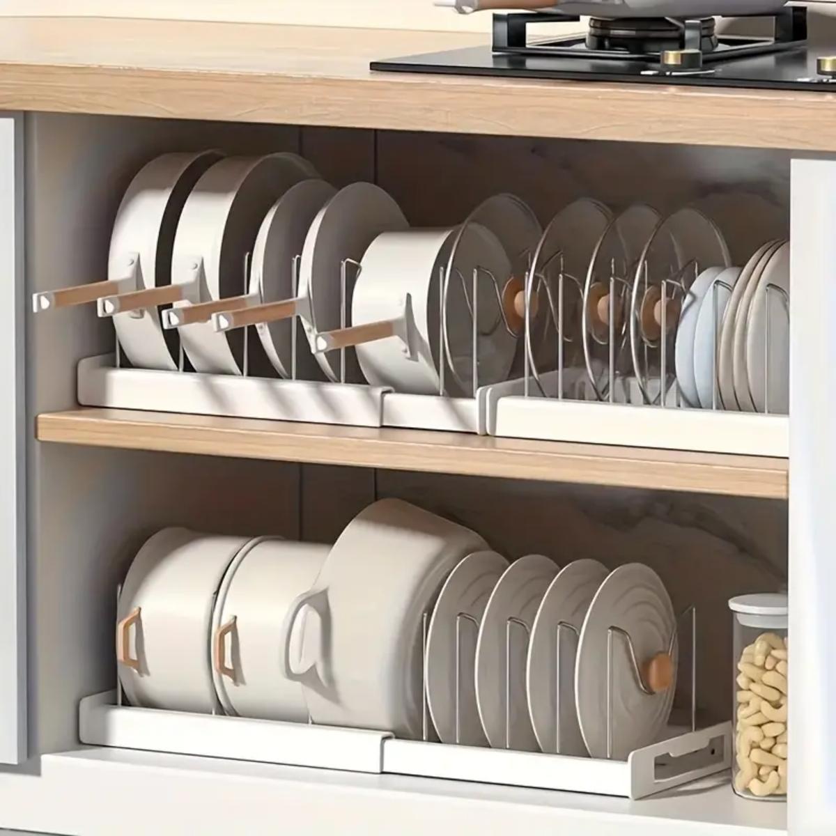 Kitchen Baking Pan Organizer - Разборный органайзер для кастрюль и сковородок