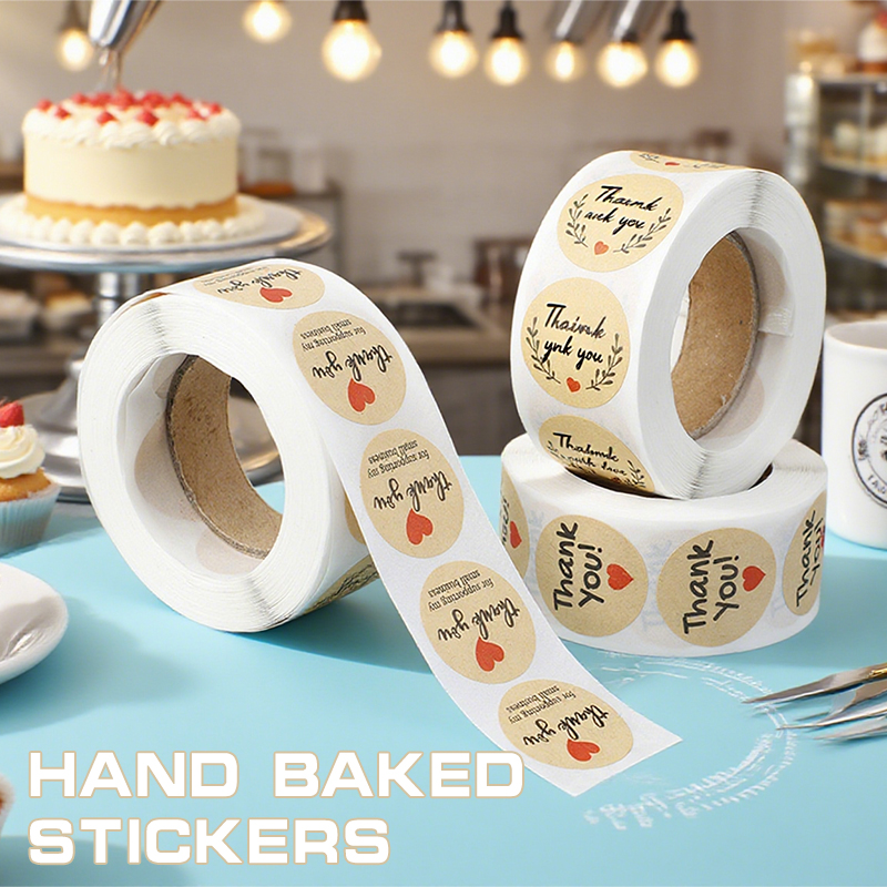 500 шт., наклейки «Спасибо», у – обзор и цена Kitchen.Baking Labels
