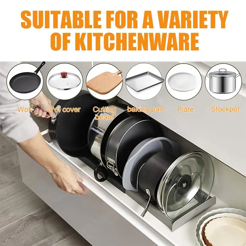 Раздвижной органайзер для крыш – обзор и цена Kitchen Baking Pan Organizer