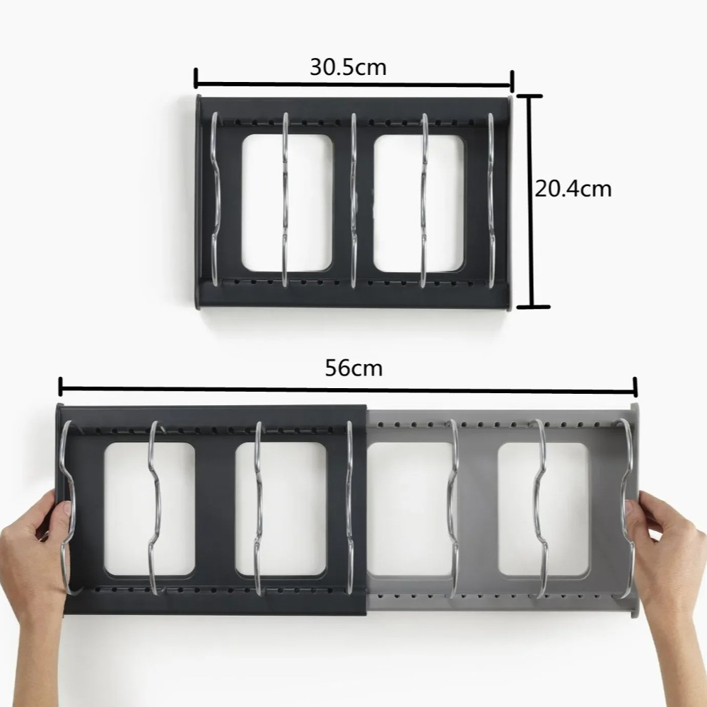 Телескопическая полка для каст – обзор и цена Kitchen Baking Pan Organizer