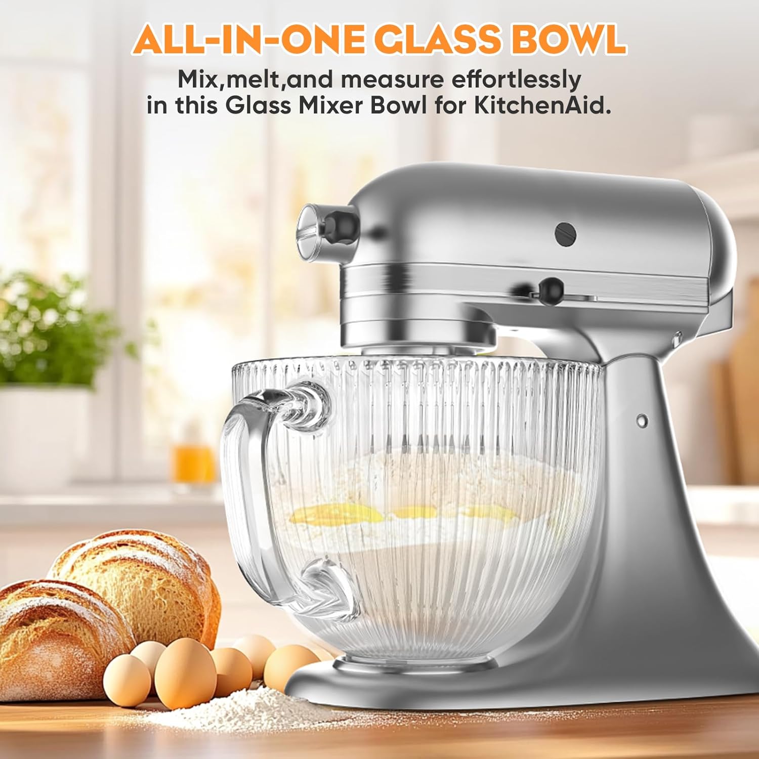 Стеклянная чаша GVODE для микс – обзор и цена Kitchenaid Baking Set