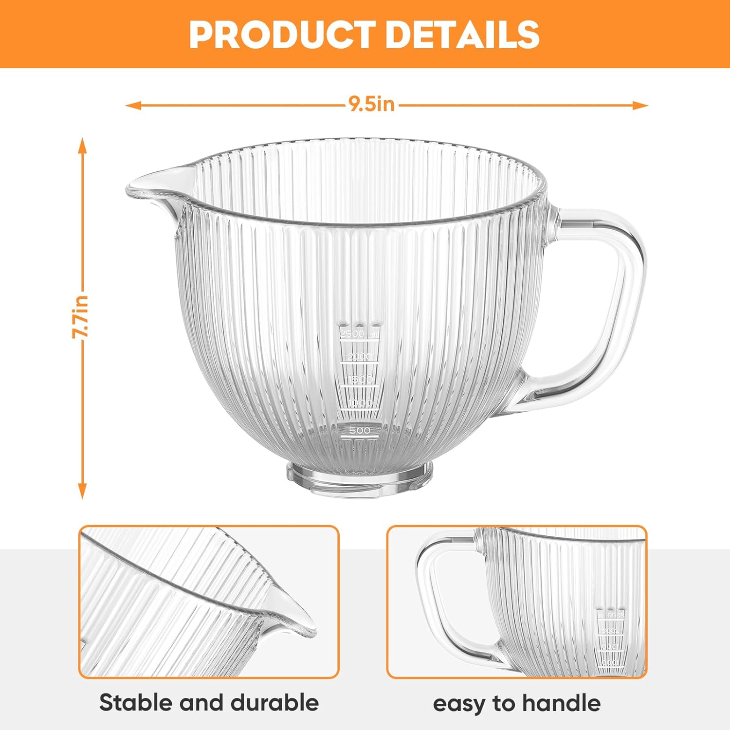 Стеклянная чаша GVODE для микс – обзор и цена Kitchenaid Baking Set