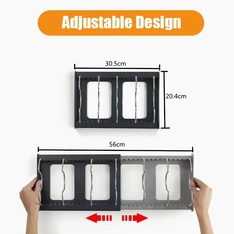 Расширяемая стойка для хранени – обзор и цена Kitchen Baking Pan Organizer