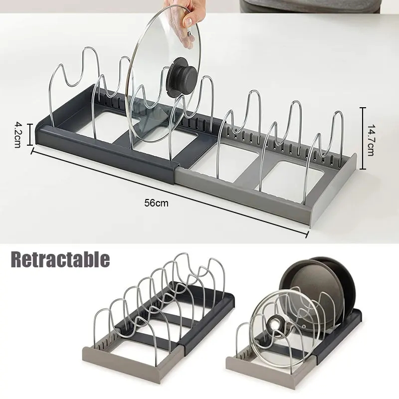 Расширяемая стойка для хранени – обзор и цена Kitchen Baking Pan Organizer